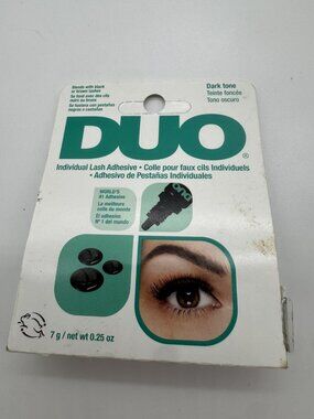Duo Individual Lash Adhesive Long lasting Dark Tone 0.25 oz New